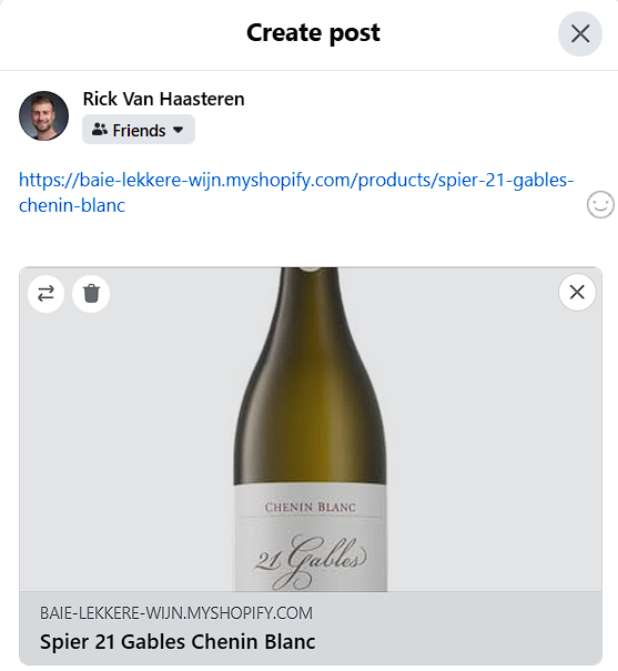 Facebook understanding the product details from the OpenGraph text