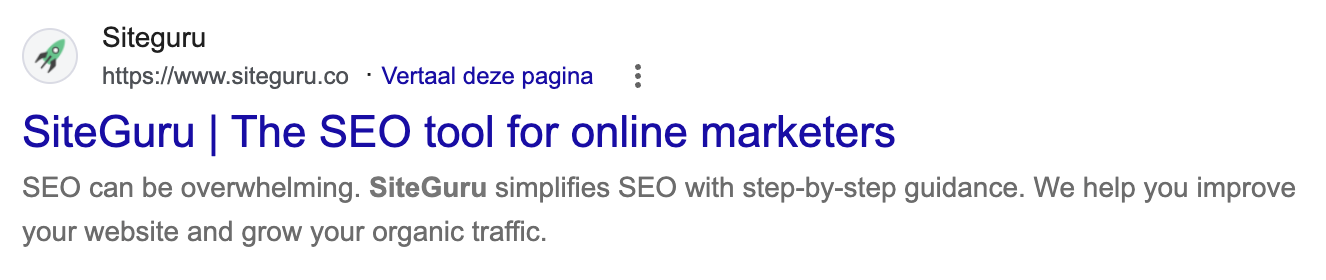 Google SERP