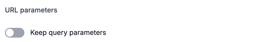 Query parameters
