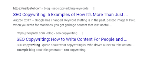 Neil Patel shows how SEO shouldn't be done